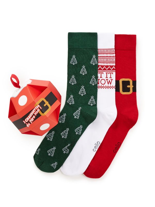 Celio Celio 3-pack Čarape zelena