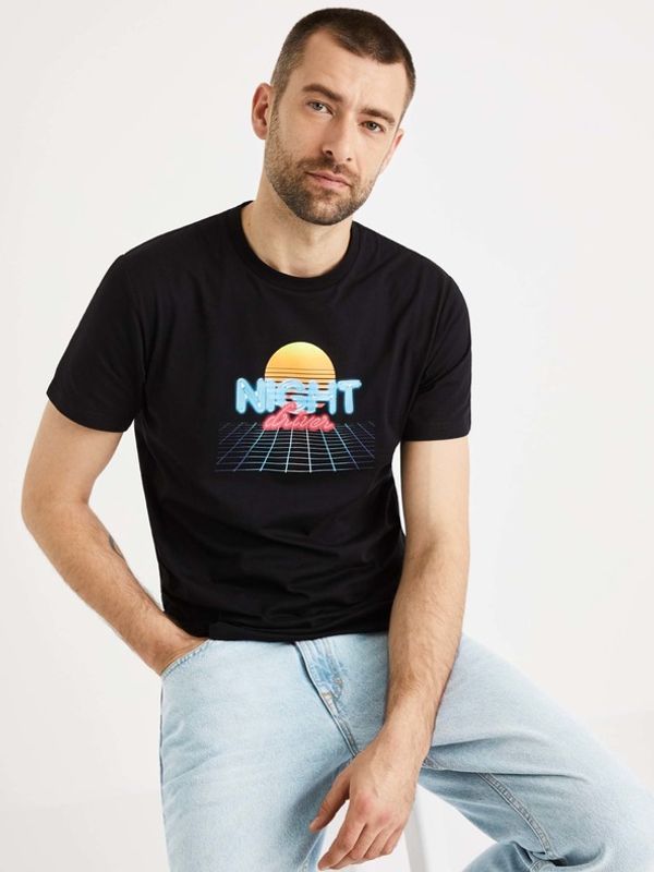 Celio Celio Atenight Majica crna