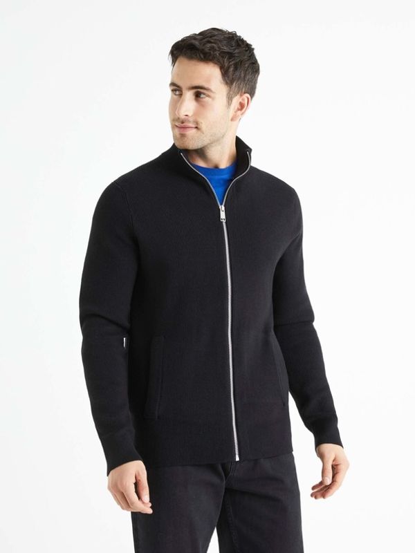 Celio Celio Beauzip Džemper crna