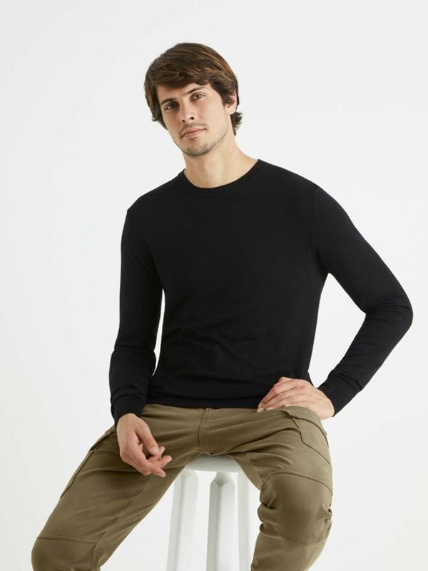 Celio Celio Befirstv Džemper crna