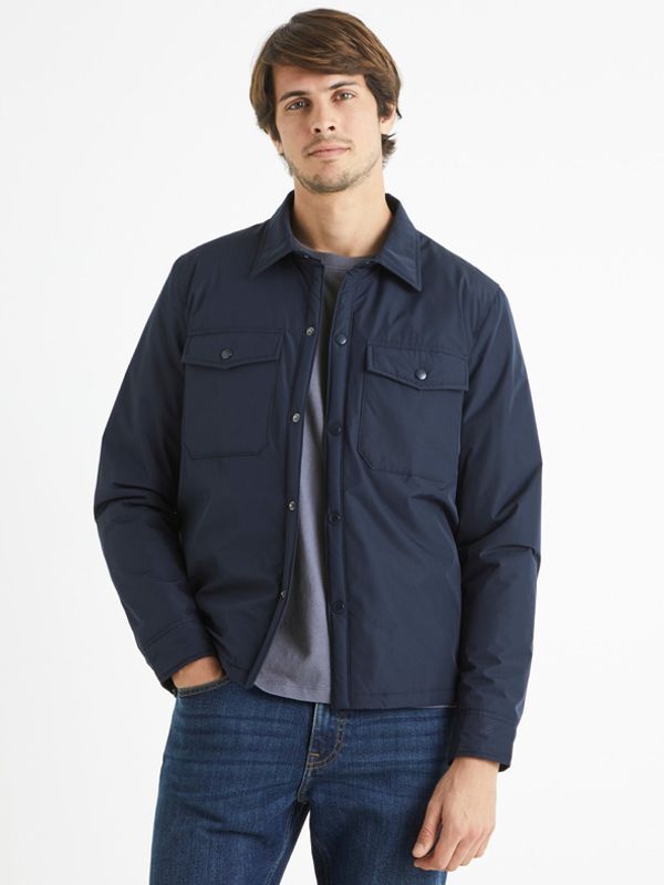 Celio Celio Bushirtnyl Jakna plava