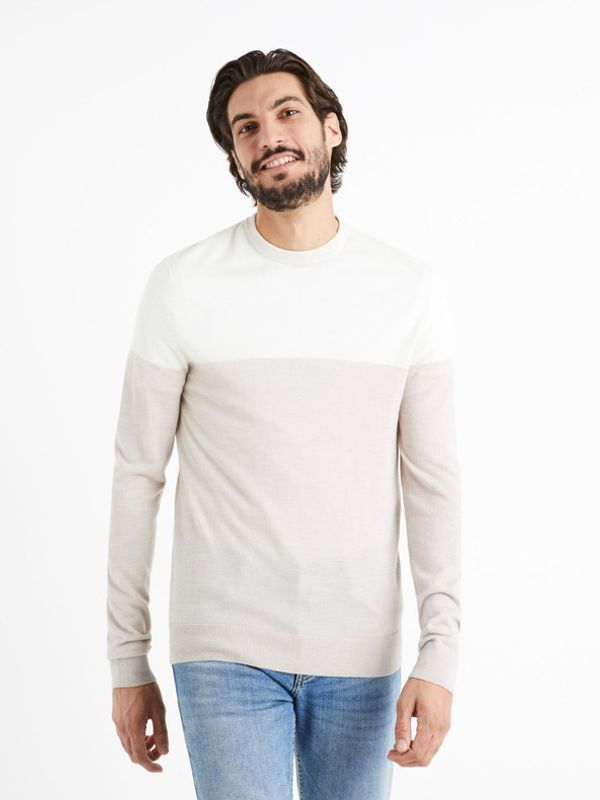 Celio Celio Cemeribloc Džemper bež
