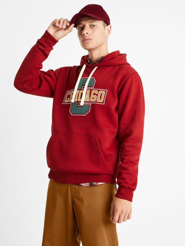 Celio Celio Chicago Majica dugih rukava crvena