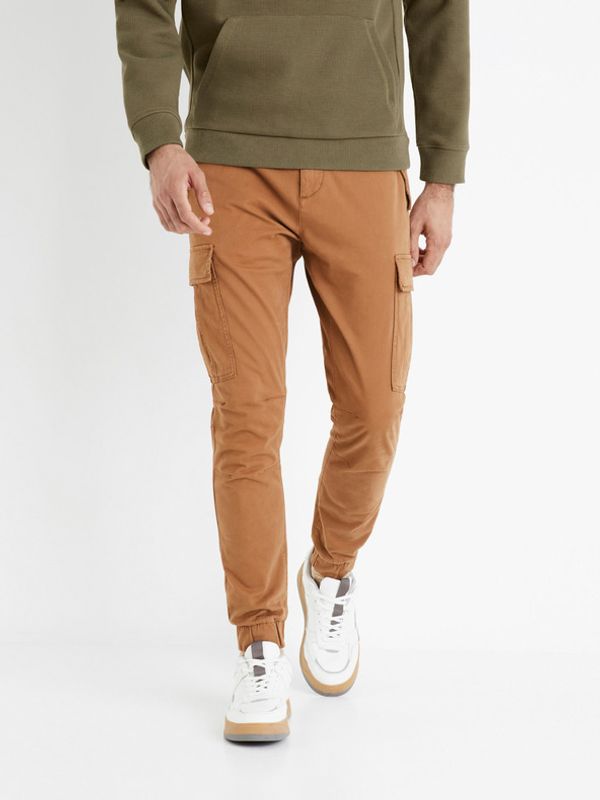 Celio Celio Cobattle1 Hlače smeđa