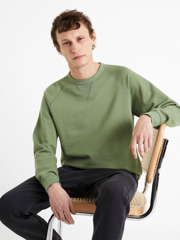 Celio Celio Debiais Majica dugih rukava zelena