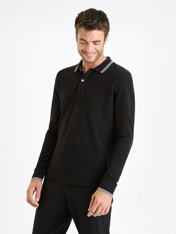 Celio Celio Decolml Majica crna