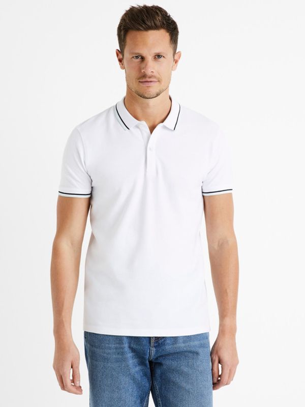 Celio Celio Decolrayeb Polo majica bijela