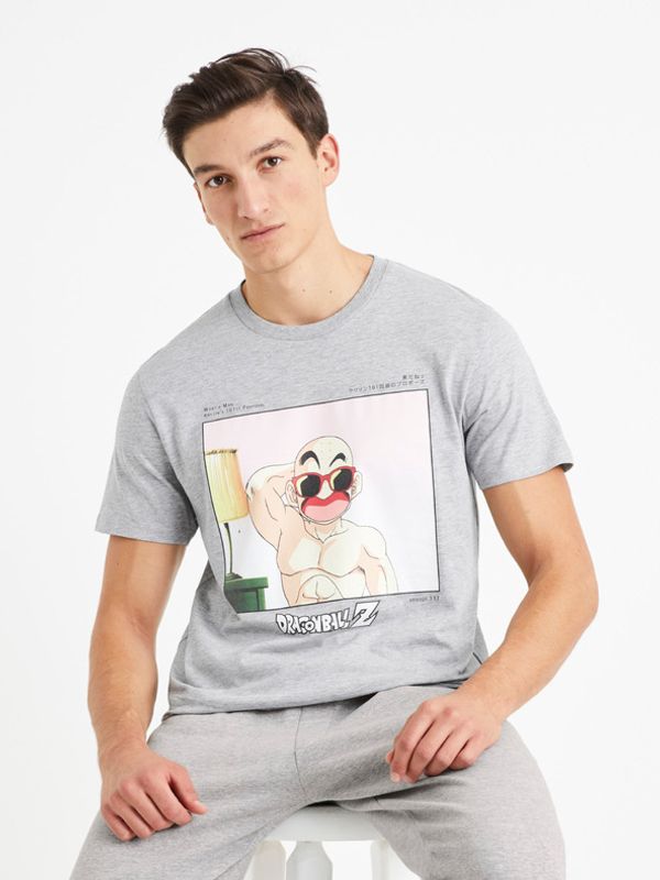 Celio Celio Dragon Ball Super Majica siva