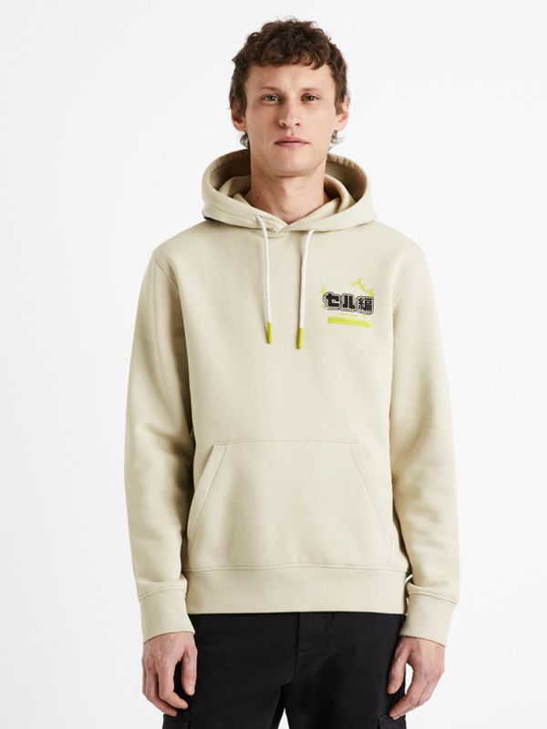 Celio Celio Dragon Ball Z Majica dugih rukava bež