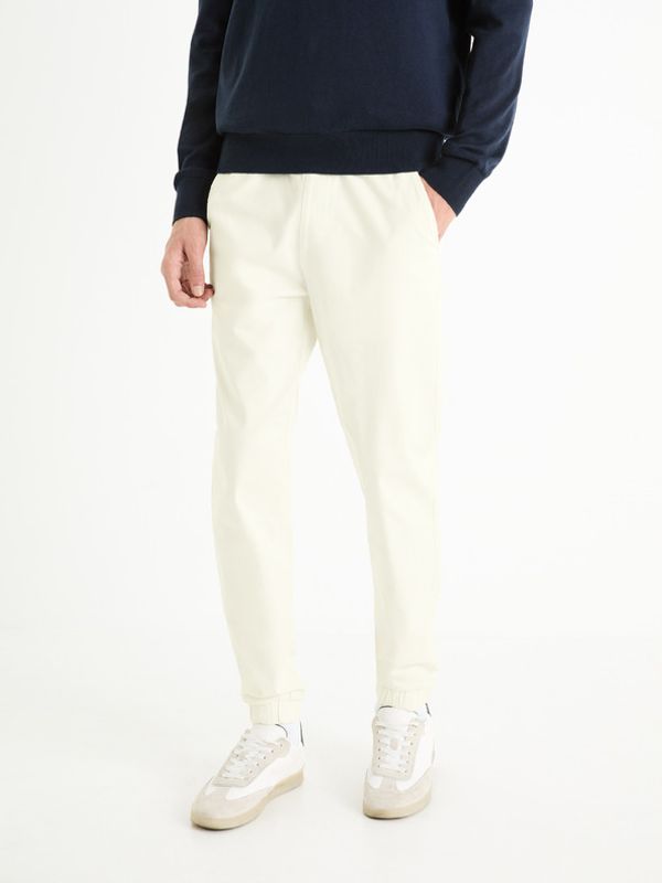 Celio Celio Foplane Hlače bijela