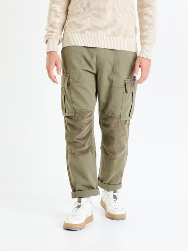 Celio Celio Fovelour Hlače zelena