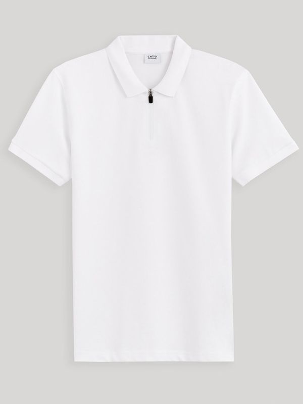 Celio Celio Gebenoit Polo majica bijela