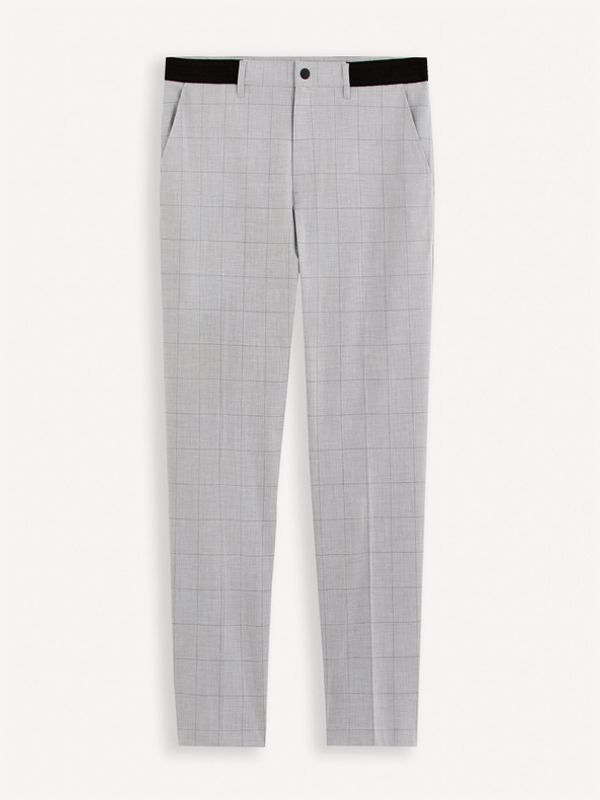 Celio Celio Gocarreau Chino Hlače siva