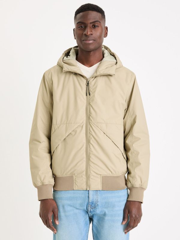 Celio Celio Guhoodie Jakna bež