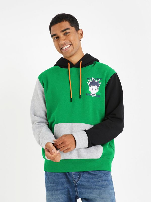 Celio Celio Hunter x Hunter Majica dugih rukava zelena
