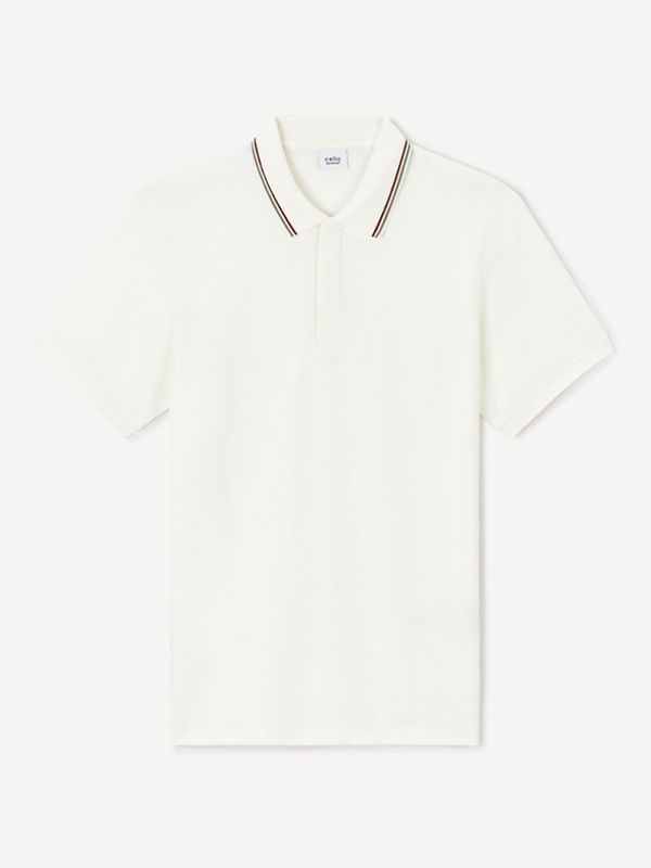 Celio Celio Jevrait Polo majica bijela