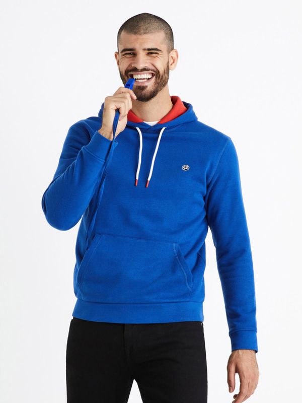 Celio Celio Majica dugih rukava plava