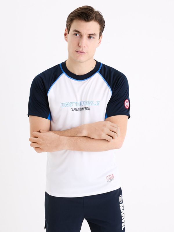 Celio Celio Marvel Captain America Majica bijela