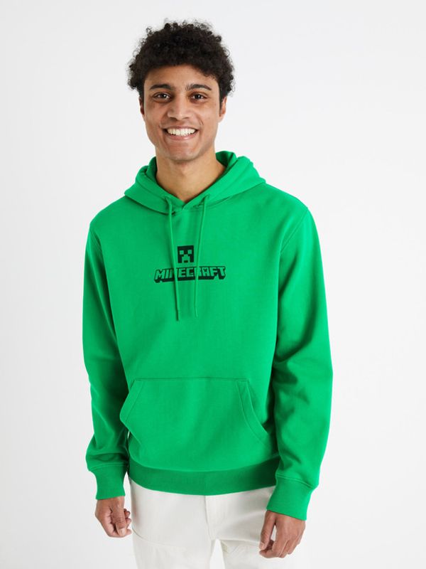 Celio Celio Minecraft Majica dugih rukava zelena