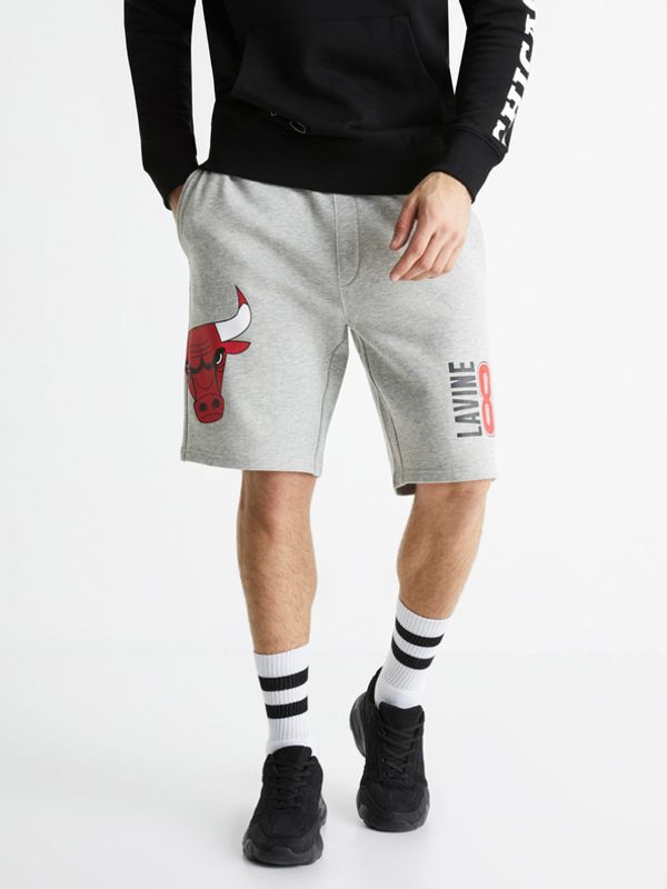 Celio Celio NBA Chicago Bulls Kratke hlače siva
