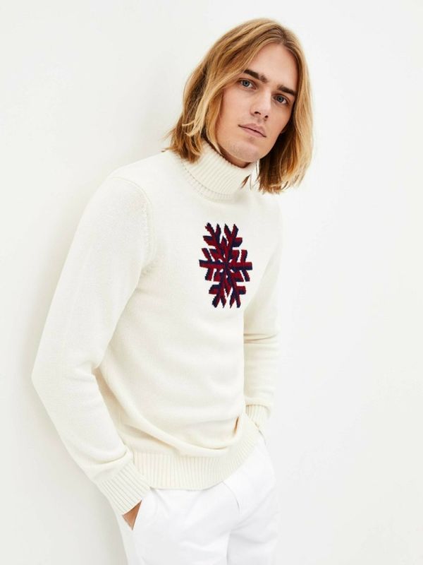 Celio Celio Peneige Pulover bijela
