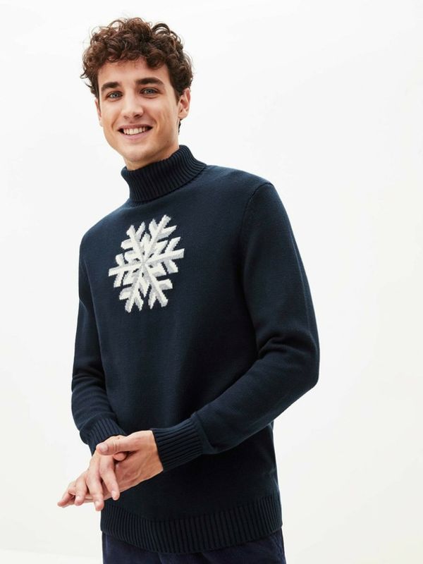 Celio Celio Peneige Pulover plava