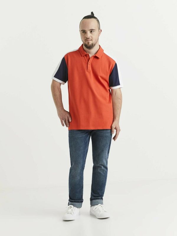 Celio Celio Polo majica narančasta