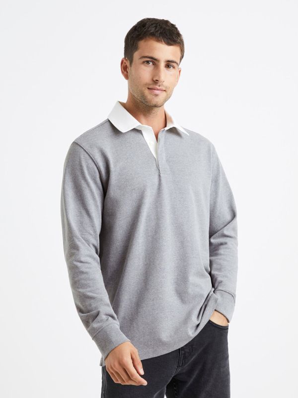 Celio Celio Polo Majica siva