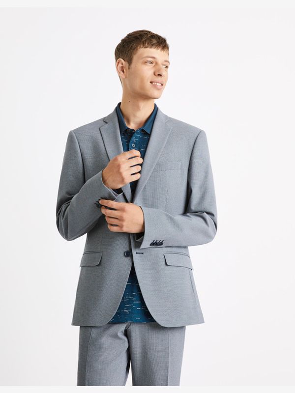 Celio Celio Sako slim Cueric Sako plava