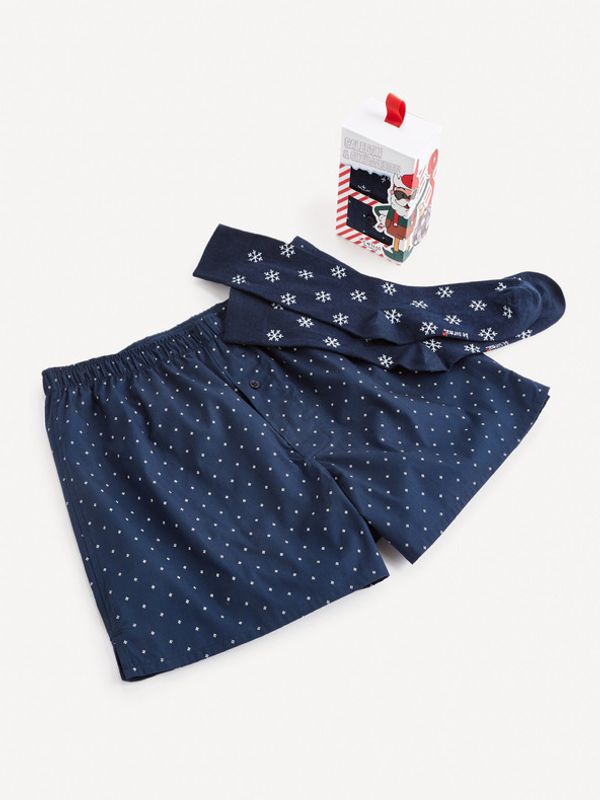 Celio Celio Set Trenýrky a Čarape plava