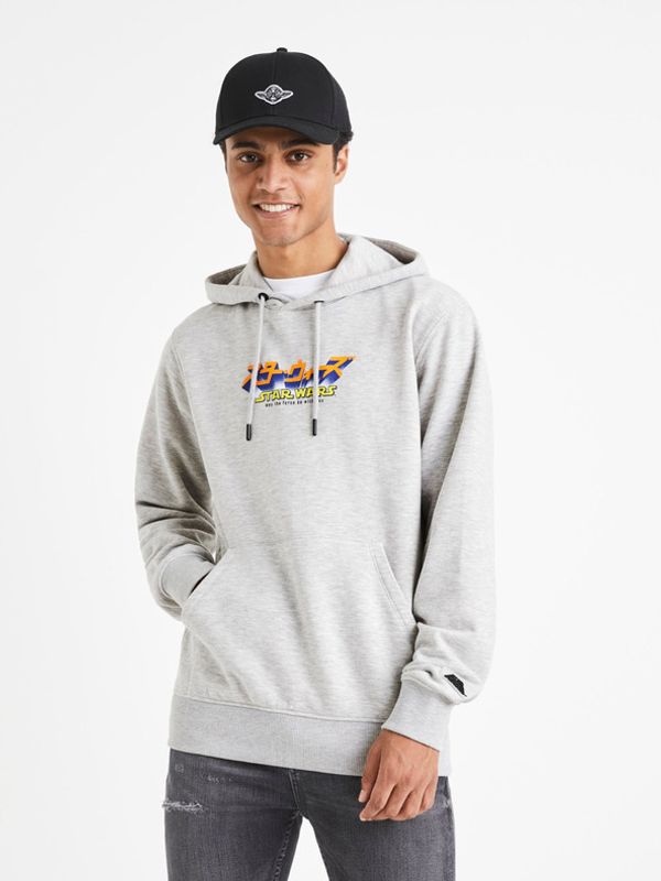Celio Celio Star Wars Majica dugih rukava siva