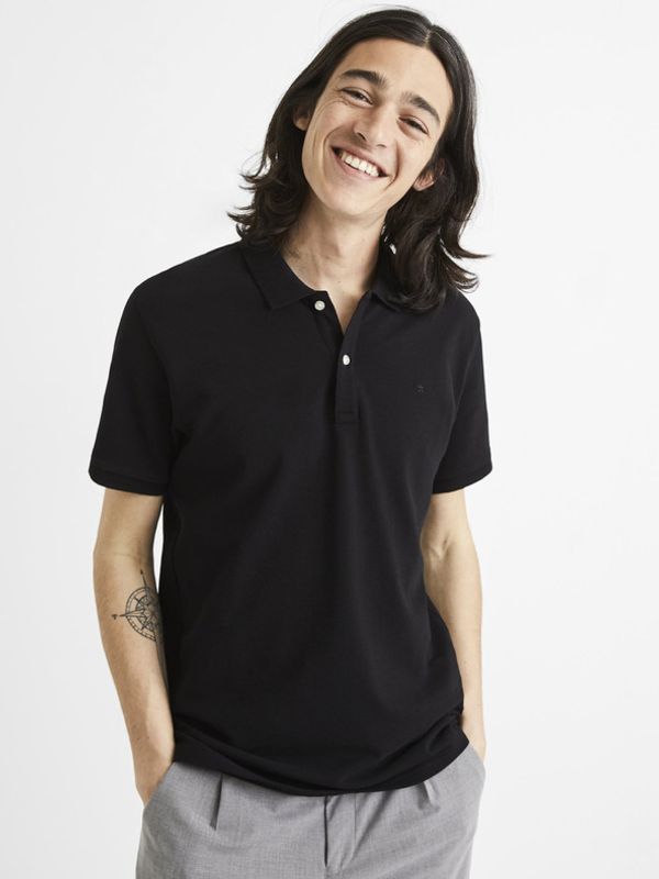 Celio Celio Teone Polo majica crna