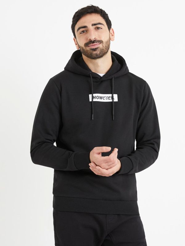 Celio Celio Vetype Majica dugih rukava crna