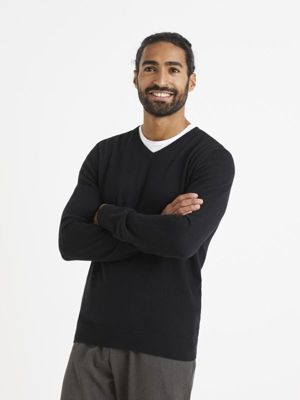 Celio Celio Veviflex Džemper crna