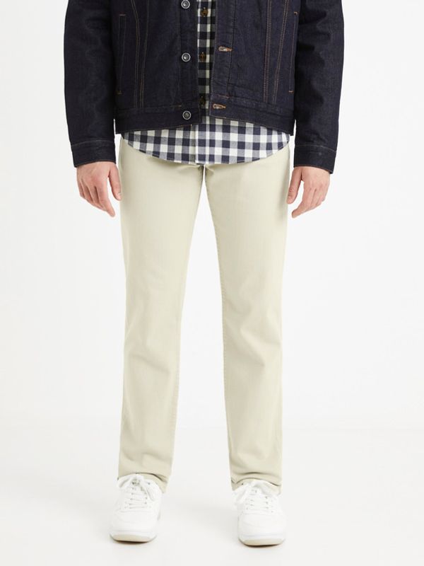Celio Celio Vopry1 Hlače bijela