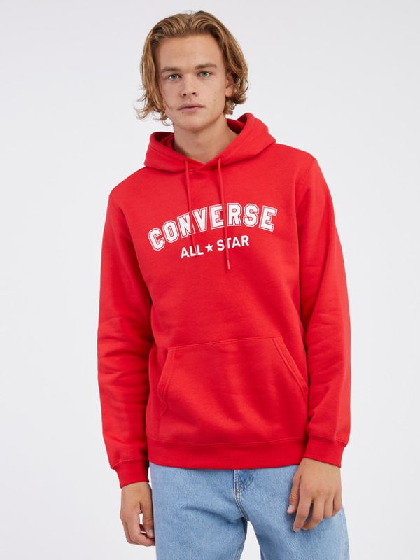Converse Converse Go-To Wordmark Majica dugih rukava crvena
