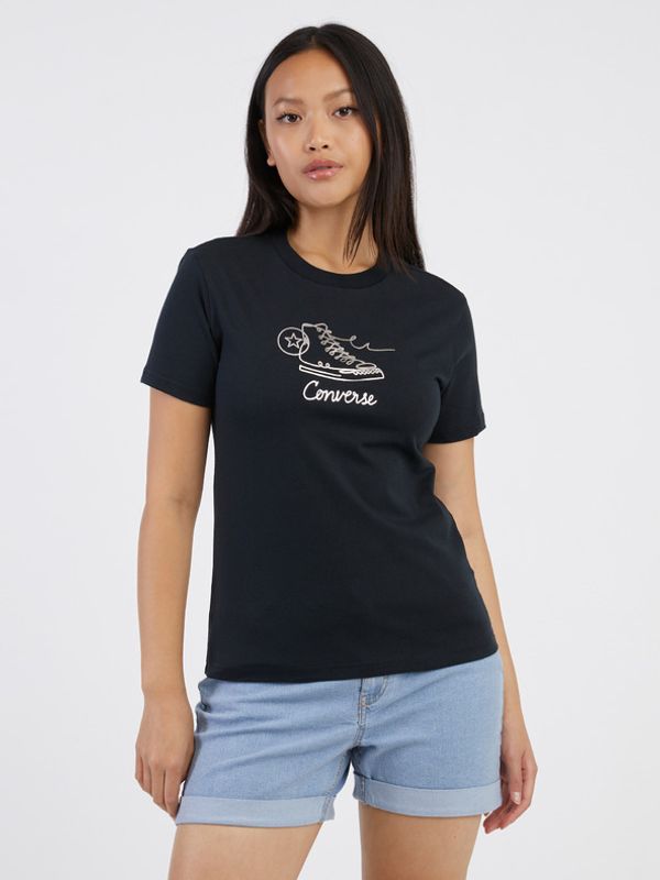 Converse Converse Majica crna