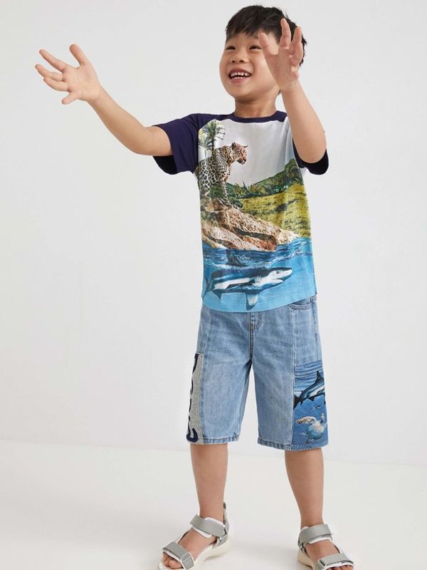 Desigual Desigual Aguacate Majica dječja plava