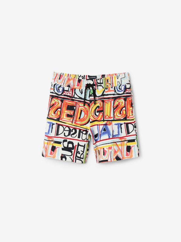 Desigual Desigual Aloha Kratke hlače dječje bijela