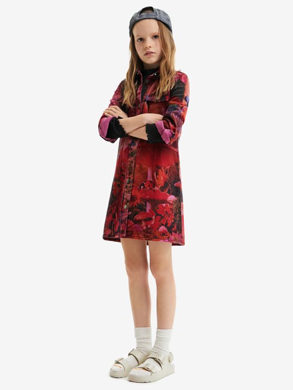 Desigual Desigual Alonso Haljina dječja crvena