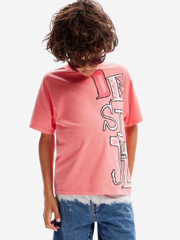 Desigual Desigual Ander Children's T-shirt crvena