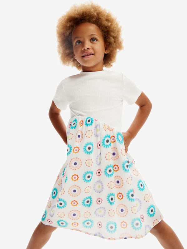 Desigual Desigual Andy Haljina dječja bijela