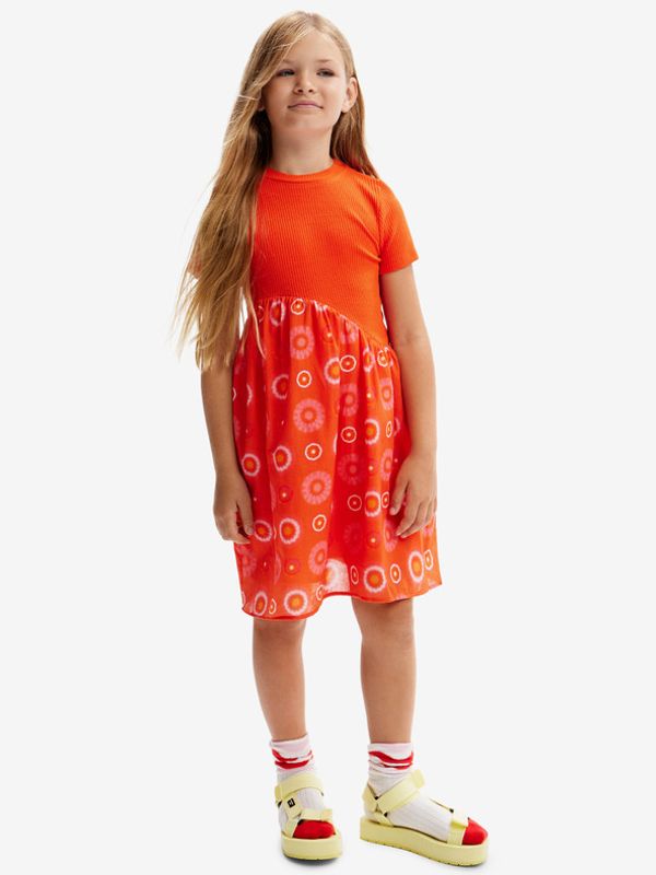 Desigual Desigual Andy Haljina dječja narančasta