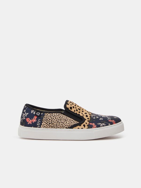 Desigual Desigual Animal Patch Slip On plava