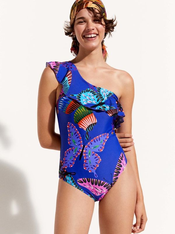 Desigual Desigual Ariel Jednodijelni kupaći kostim plava