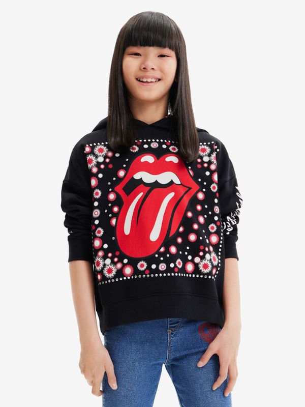 Desigual Desigual Beatrice Rolling Trenirka (gornji dio) dječja crna