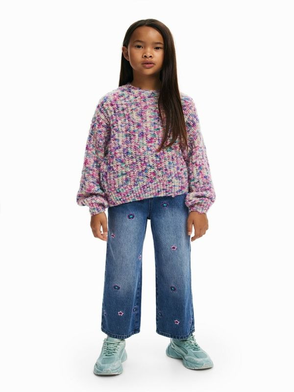 Desigual Desigual Belinda Džemper dječji ljubičasta