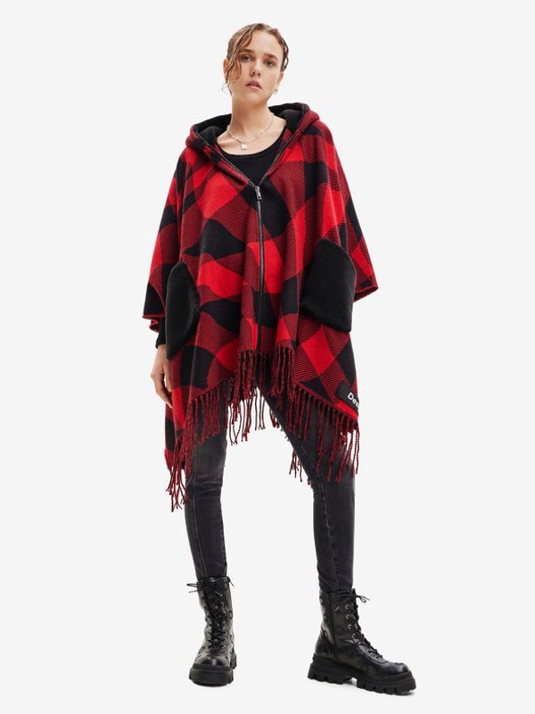 Desigual Desigual Checkys Arenal/Zipper Jakna crvena