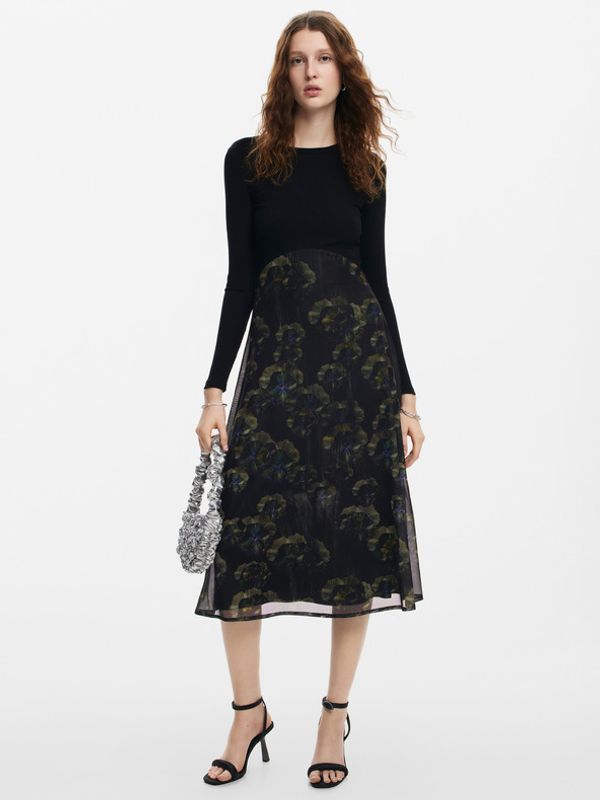Desigual Desigual Dark Pensee Lacroix Haljina crna