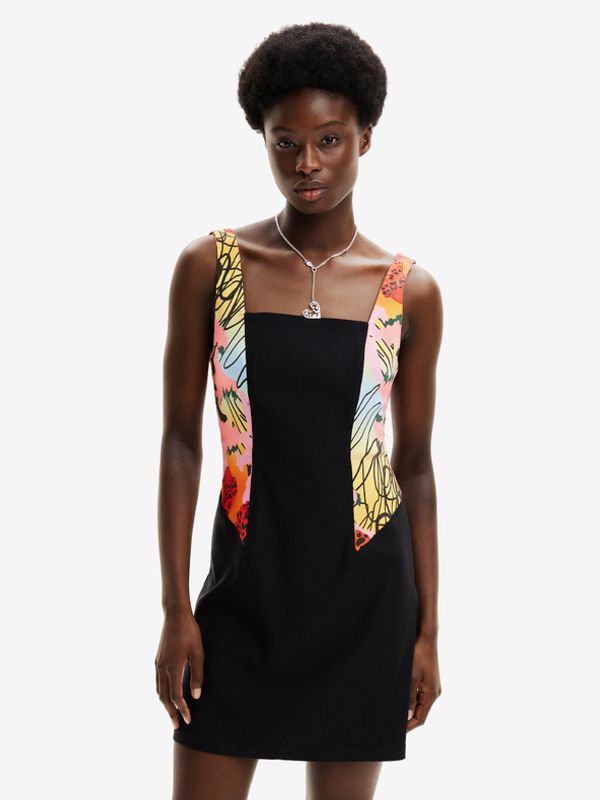 Desigual Desigual Desigual x M. Christian Lacroix Marbella Haljina crna